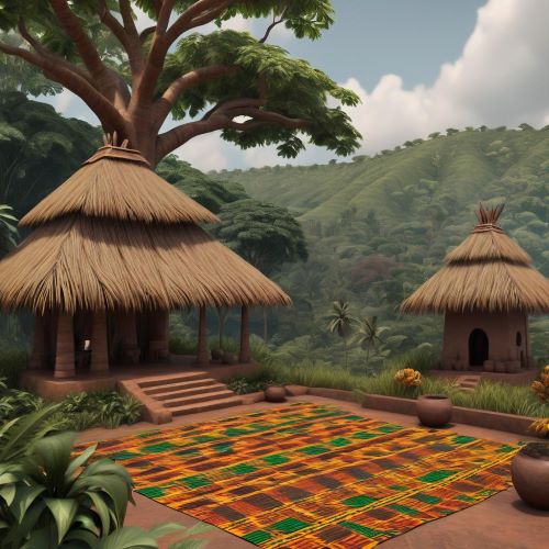 Akan_ Image of the West African Akan people, symbolizing rich culture, heritage, and traditional artistry.