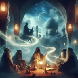 Arabian_ Image with Arabian symbolism representing Arabian Mythology