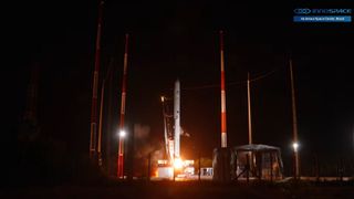 South Korean startup Innospace launches its first Hanbit-Nano rocket from Alcantara Space Center in Brazil. The launch failed about a minute after liftoff.