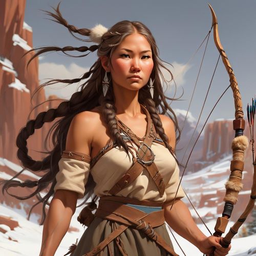 Image of Hastseoltoi, depicted as a legendary mythic figure with mystical and enigmatic aura.