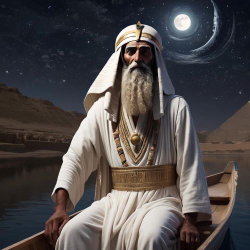 Image of Hraf, the enigmatic bird spirit symbolizing foresight, transformation, and guidance.