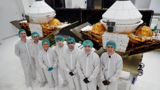 Varda's W-8 and W-9 vehicles launched together on SpaceX's Transporter-18 mission on Oct. 1, 2026, marking the first time that two commercial reentry vehicles were sent to orbit at the same time.