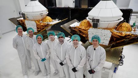 Varda's W-8 and W-9 vehicles launched together on SpaceX's Transporter-18 mission on Oct. 1, 2026, marking the first time that two commercial reentry vehicles were sent to orbit at the same time.