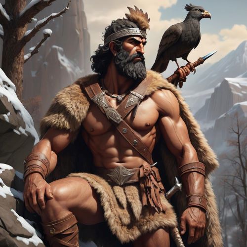 Image of Kurunta, the Hittite god of hunting and wild animals