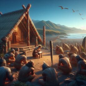 Maori_ Island iconography representing Maori Mythology