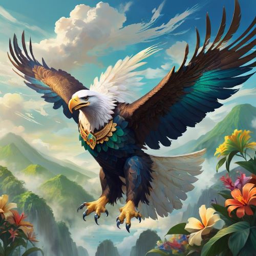 Amihan depicted in flowing art as the gentle wind spirit symbolizing freedom, change, and balance