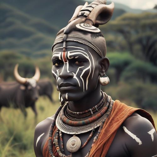 Asis depicted in dynamic art as a heroic warrior embodying strength, courage, and legendary valor.