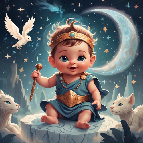 Baby boy names illustrated in playful, whimsical art symbolizing hope, identity, and new beginnings.