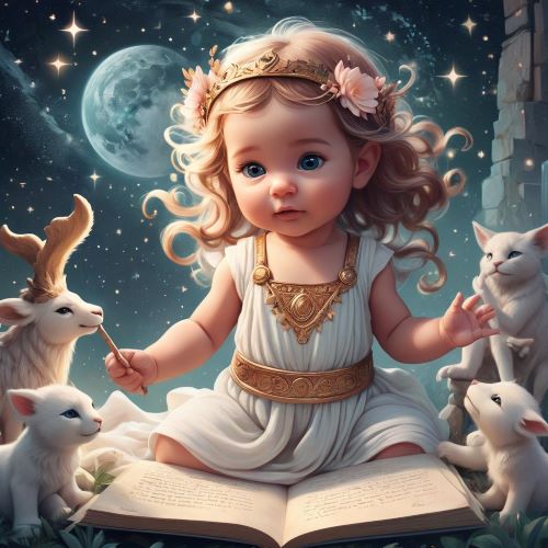 Baby girl names illustrated in playful art highlighting charm, innocence, and modern cultural trends.