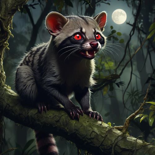 Image of the mythical creature Bajang, known for its mischievous and elusive nature in folklore