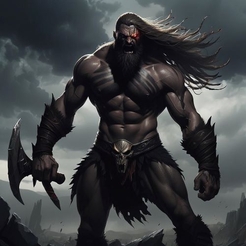Balor : The Irish One-Eyed Giant The Irish one eyed giant Balor, ready for battle