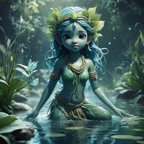 Bibit depicted in vibrant art as a mystical seed spirit symbolizing growth, potential, and life’s beginnings.