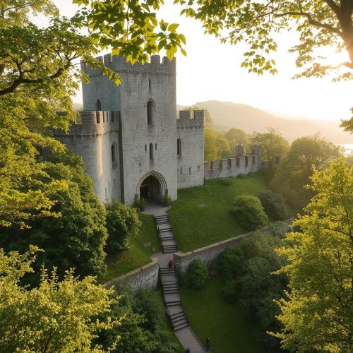 Blarney Stone depicted as a legendary stone symbolizing eloquence, luck, and ancient Irish charm