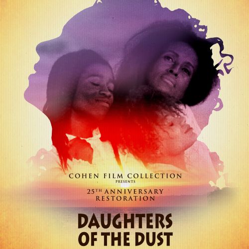 Cover image of Daughters of the Dust (1991) featuring the Peazant family on the beach.