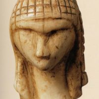 Statue of the Basque goddess Ekhi