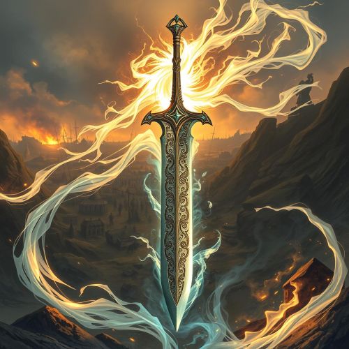 Fragarach the legendary Celtic sword of vengeance