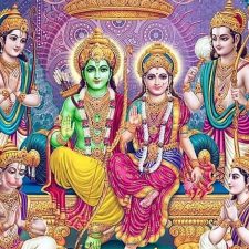 Mythlok - Indian Demi Gods - Rama 2 Indian-demigod-rama-with-wife-Sita-Laxman-Bharat-Hanuman-and-Nakul-Sahadev