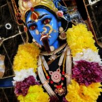 "Kaliamman, divine village guardian worshipped in rural temples."