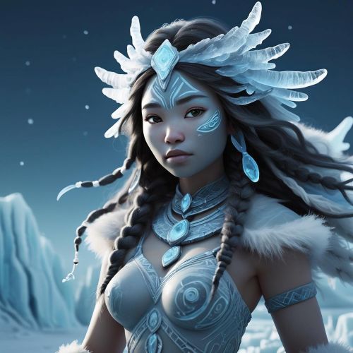 Kweetoo depicted in mythic art as a mysterious folkloric creature symbolizing wilderness and the unknown.