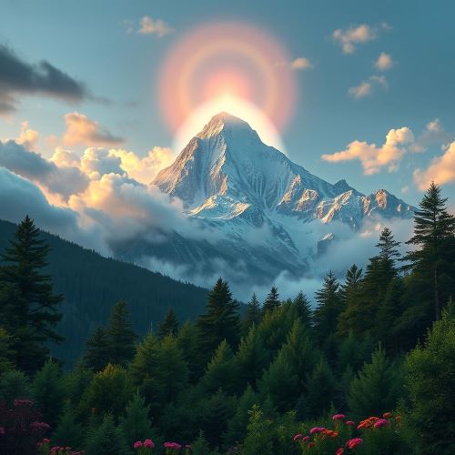 Mount Olympus depicted in majestic art as a towering divine peak symbolizing gods, power, and mythic grandeur.