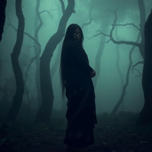 Urban legend Pichal Peri in the forest