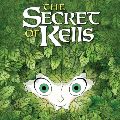 Cover image of The Secret of Kells (2009), written by Tomm Moore and Nora Twomey.