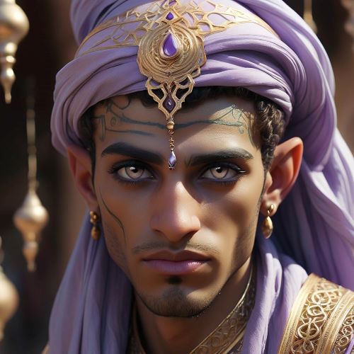 Image of Zuhri, the mystical guardian spirit known for wisdom and protection.