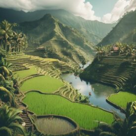 Philippine_ Image of the rich and diverse cultural heritage of the Philippines, featuring its landscapes, traditions, and people