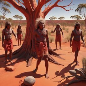 Pitjantjara_ Image of the Pitjantjara people, an Indigenous Australian group known for their rich cultural heritage and connection to the land.
