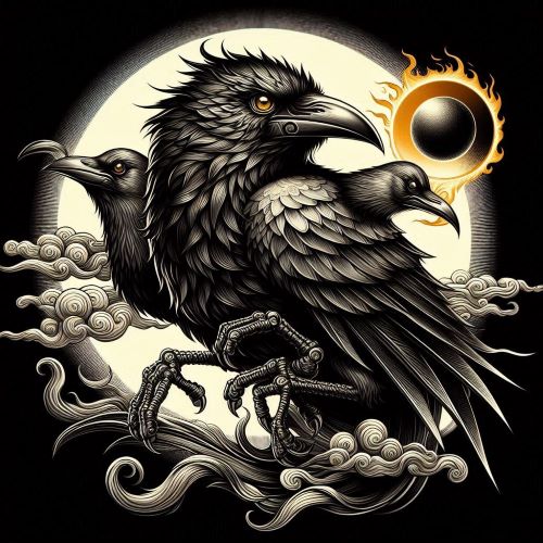 Image of the mystical bird spirit Sanzuwu, known for its fiery plumage and legendary speed.