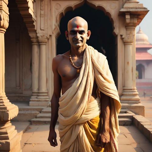 Image of Sudama, the devoted childhood friend of Krishna known for humility and unwavering devotion.