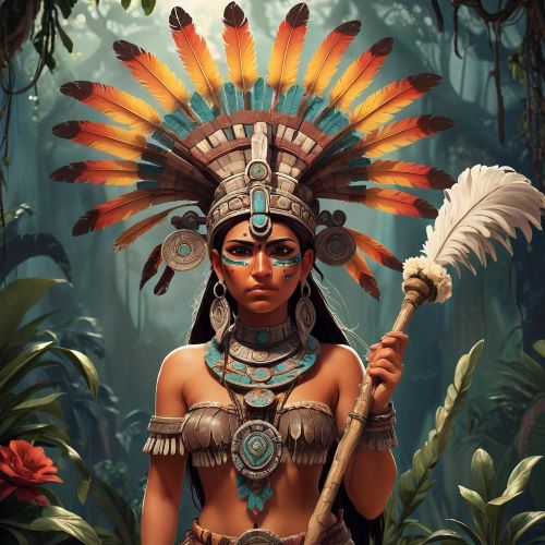 Image of the Aztec goddess of purification, filth, and desire Tlazolteotl