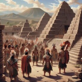 Toltec_ Image of the ancient Mesoamerican Toltec civilization known for its artistry, architecture, and warrior culture.