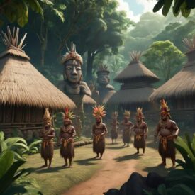 Yaka_ Image of Yaka, the fierce forest spirit known for protection, strength, and mystical guidance.