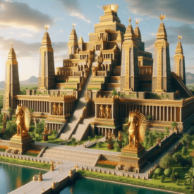 Babylonian Image of the ancient Mesopotamian civilization Babylonian known for its ziggurats, mythology, and advanced culture