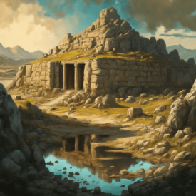 Hittite_ Image of the ancient Anatolian Hittite civilization, known for its kings, cuneiform inscriptions, and monumental architecture.