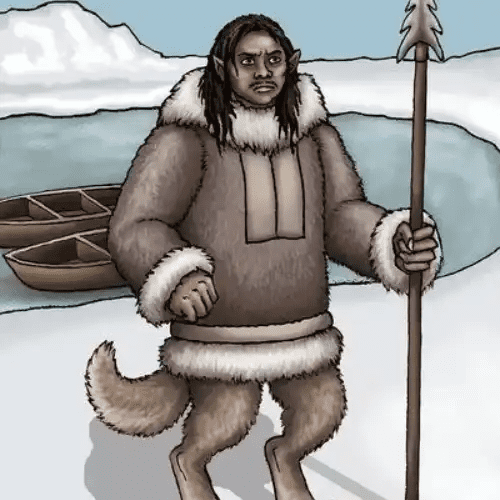 Is the Adlet the first werewolf? Illustration of Adlet