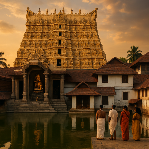 The Padmanabhaswamy Temple in Trivandrum