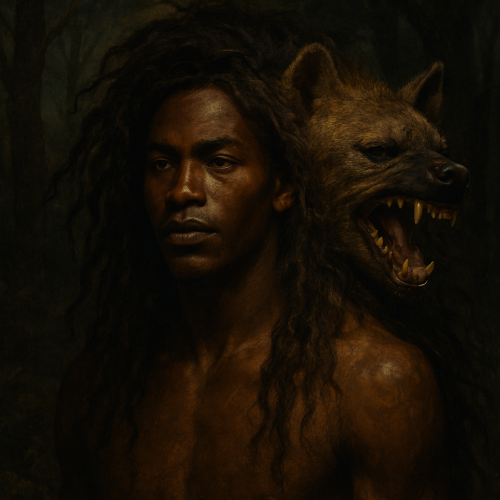 Image of the Mbundu beast Kishi